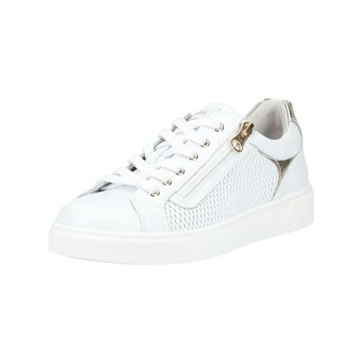 Sneaker NERO GIARDINI "Nero Giardini Sneaker Leder", Damen, Gr. 36, Leder, weiß, Schuhe Sneaker