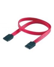 equip SATA-Kabel Serial ATA 150/300 SATA W bis W eingerastet 50 cm geformt Rot (111800)