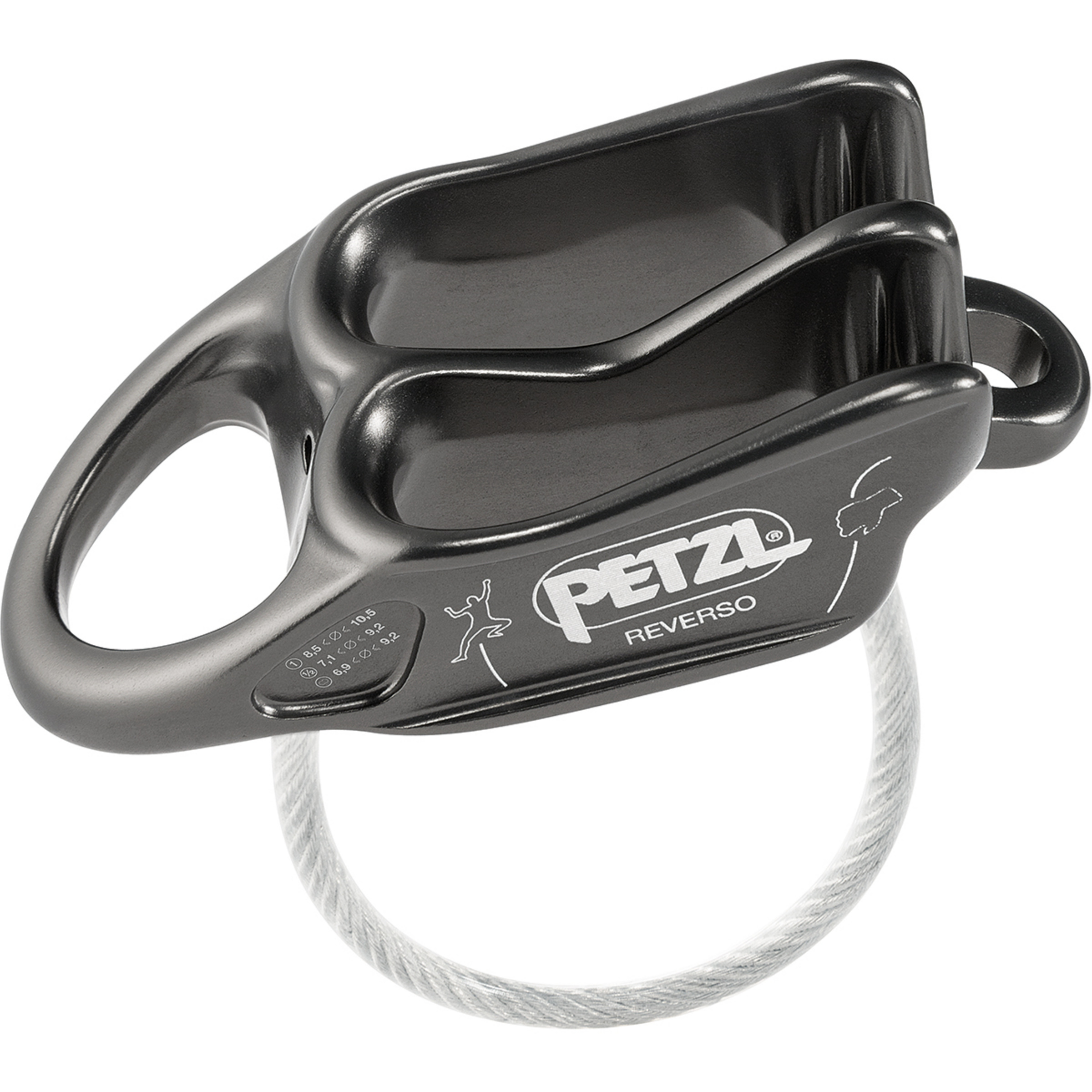 Petzl Reverso Sicherungsgerät Sicherungsgeräte grau Alpinklettern | Sportklettern