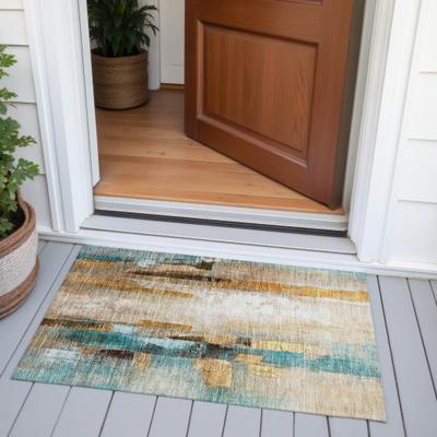 Addison Rugs Machine Washable Indoor/Outdoor Abstract Flair Chantille Rug