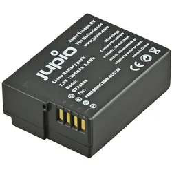 Jupio Panasonic DMW-BLC12E 1200 mAh (Kamera Akku), Kamera Stromversorgung, Schwarz