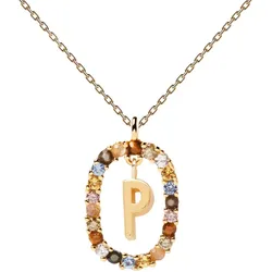 PD PAOLA - BUCHSTABE ''P'' CIRCLE - Halskette - gold