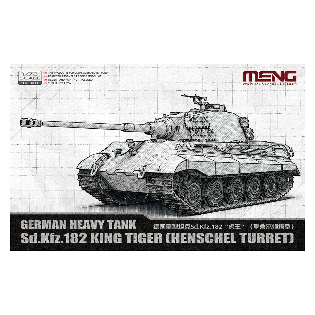 Meng-Model German Heavy Tank Sd.Kfz.182 King Tiger (Henschel Turret) (72-011)