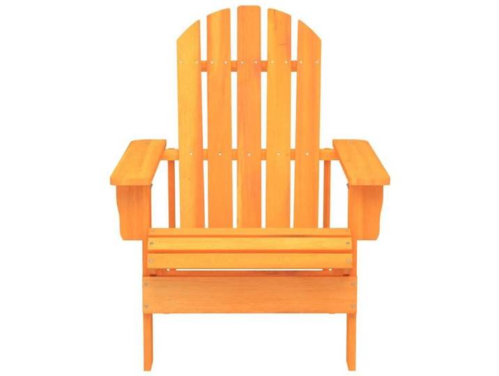 “Winter Sale TOP Chaise de jardin Orange - Chaise de jardin Adirondack bois de sapin massif orange PRO65154