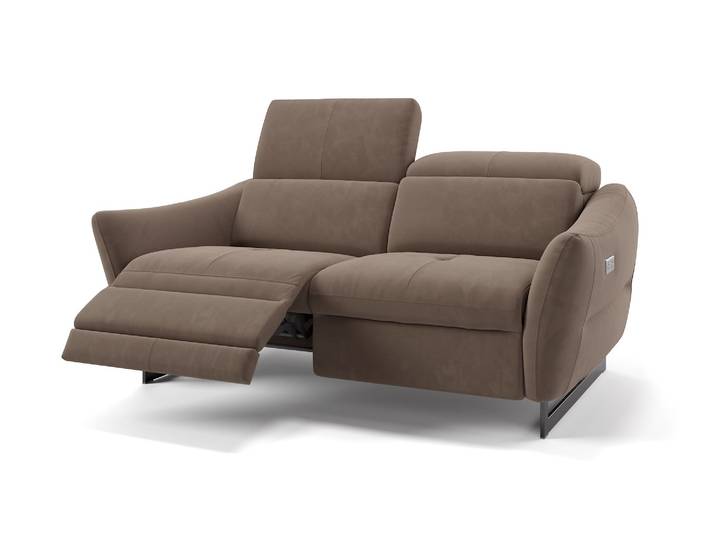 2-Sitzer Stoff Sofa MODENA mit FUNKTION