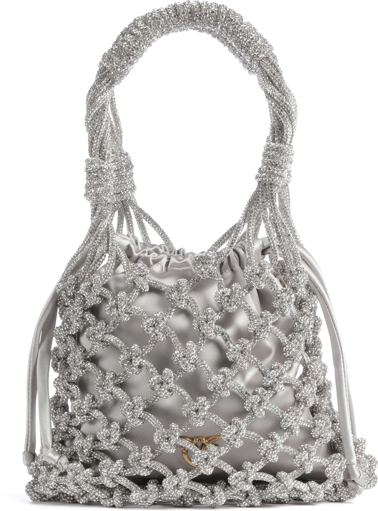 Pinko Mini Handtasche, silber