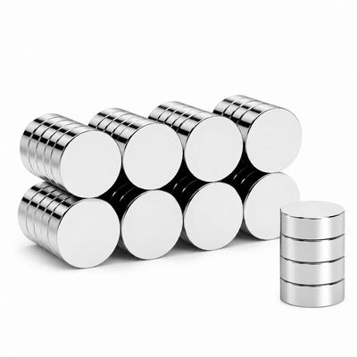 TJ Essentials Neodym-Magnete – 10 × 3 mm – 20er-Set – N52 – Silber – Whiteboard- und Kühlschrankmagnete