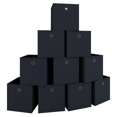 10er Set Faltbox Klappbox Aufbewahrungsbox Boxas