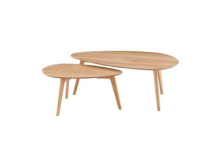 Tables basses gig. naturelles (set de 2)