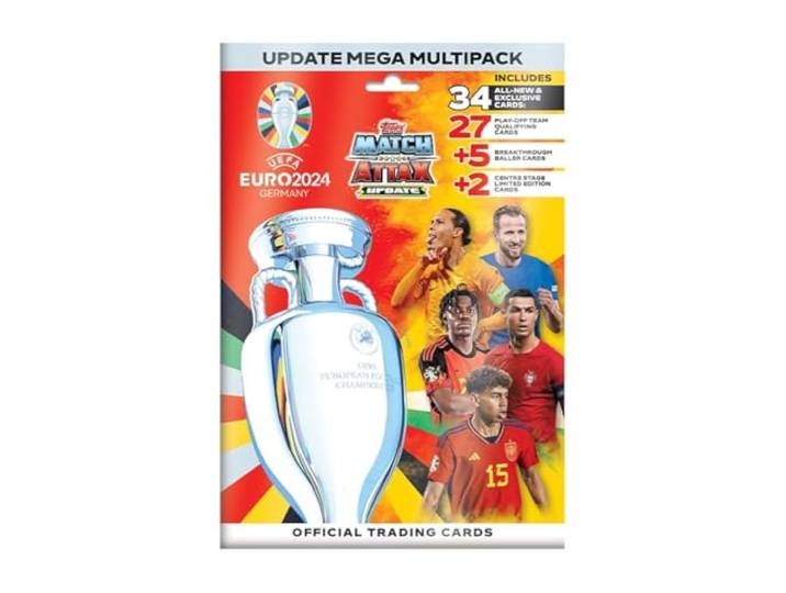 Topps Official Euro 2024 Match Attax - Update Mega Multipack (34 nowe karty!)