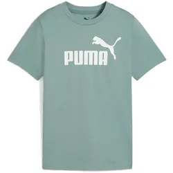 PUMA Essentials No. 1 Logo T-Shirt Jungen 30 - green moon 176