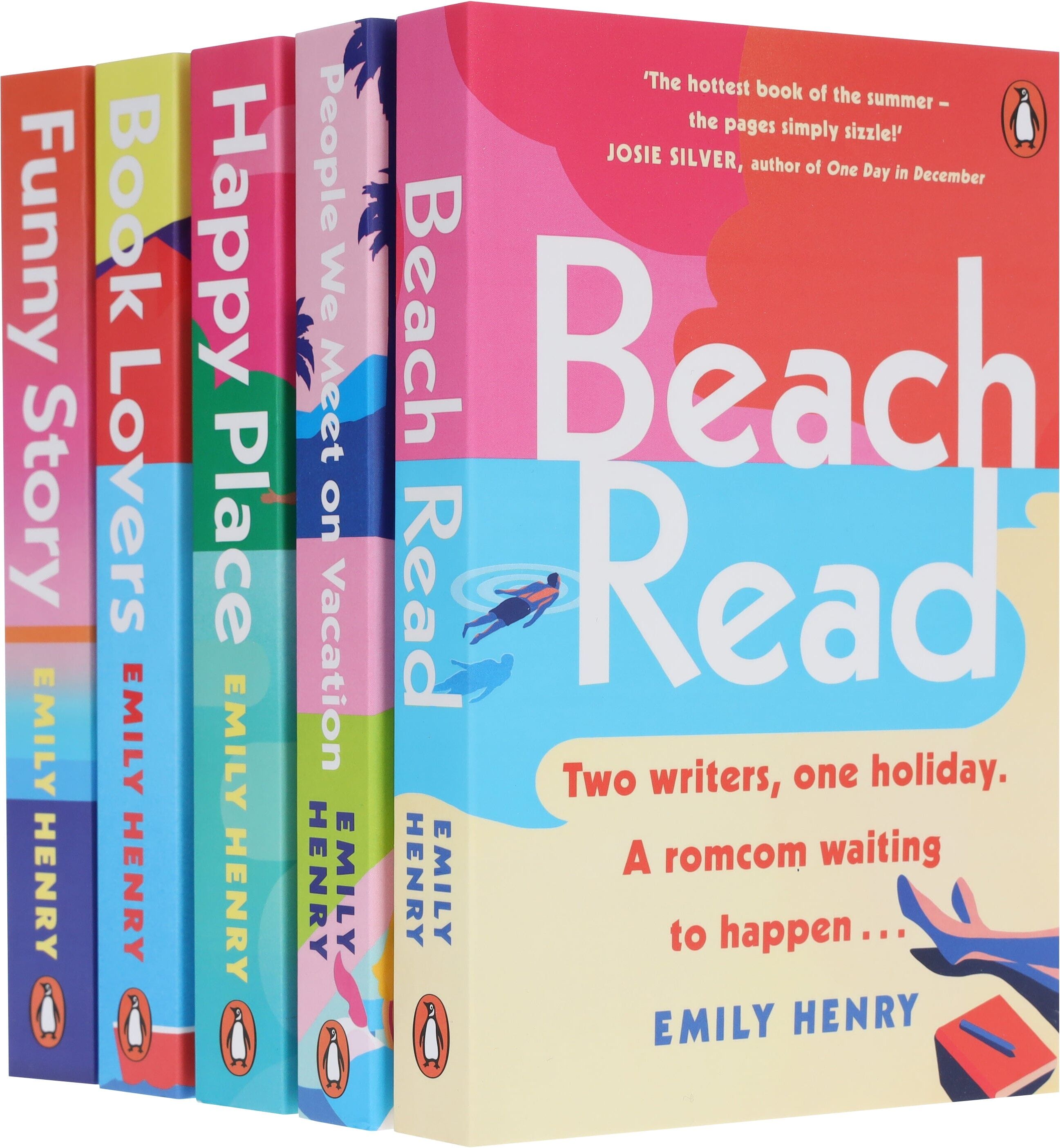 Beach Read Collection By Emily Henry: 5 Books Set - Fiction - Paperback Penguin Random House