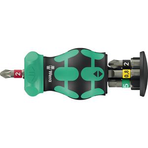 Wera Schraubendreher Kraftform Kompakt Stubby RA 2, Kreuz, Torx, Ratschenschraubendreher, 6-teilig