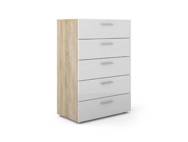 ebuy24 Kommode Petra Kommode 5 Schubladen Eiche Struktur Dekor un (1 St)