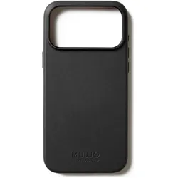 Mujjo Lederhülle - Lederhülle für iPhone (Apple iPhone 17 Pro Max), Smartphone Hülle, Schwarz