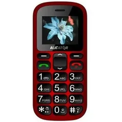 Aligator A321 Senior Red Senior phone, Tastenhandy, Rot