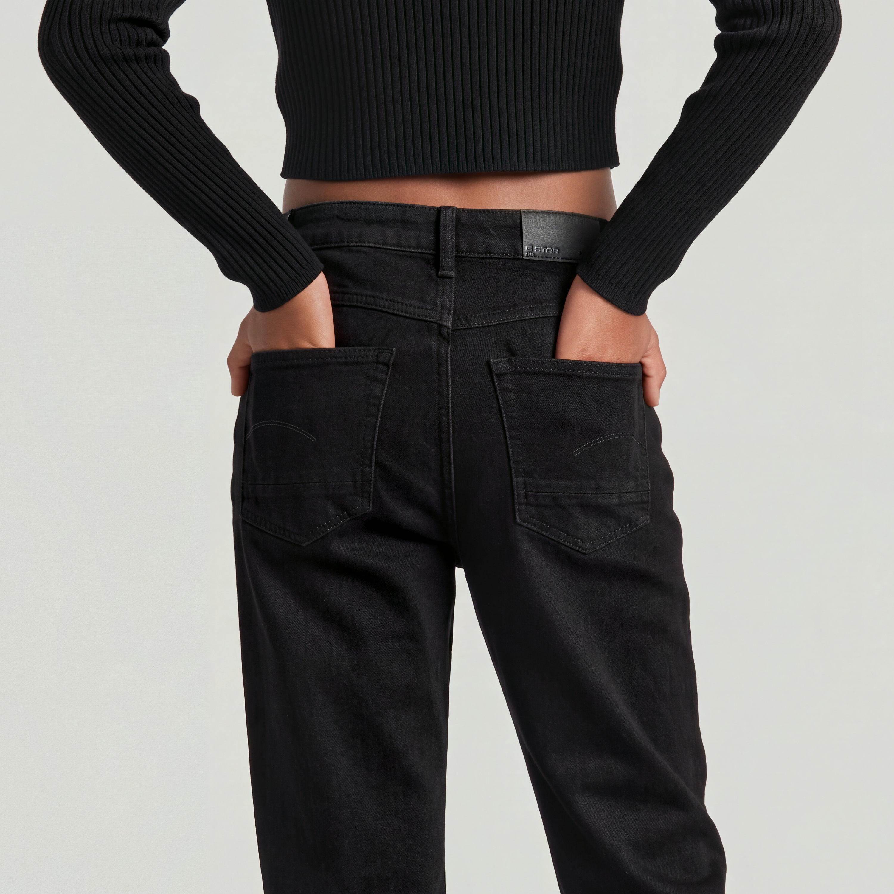 Boyfriend-Jeans G-STAR "KIDS, KATE BOYFRIEND G", Mädchen, Gr. 6 (116), N-Gr, schwarz (pitch schwarz), Denim/Jeans, Obermaterial: 100% Baumwolle, boyfriend fit lang, Jeans Boyfriend-Jeans, im 5-Pocket-Design, Baumwoll-Denim