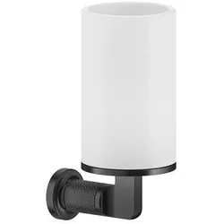 Gessi Inciso Becherhalter zur Wandmontage, mit festem Becher weiß matt, 58507713, Farbe: Messing Antik