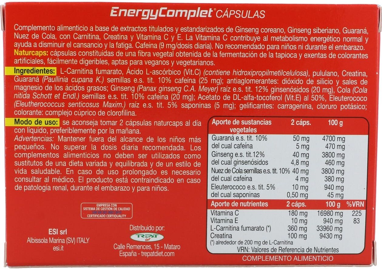 ESI Energy Complet 30cáps