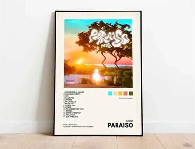 Uplift Essentials Urban Latin Music Album Canvas Print Modern Aesthetic Wall Art For Reggaeton & Trap Fans style 10 11.8 In X 15.7 In