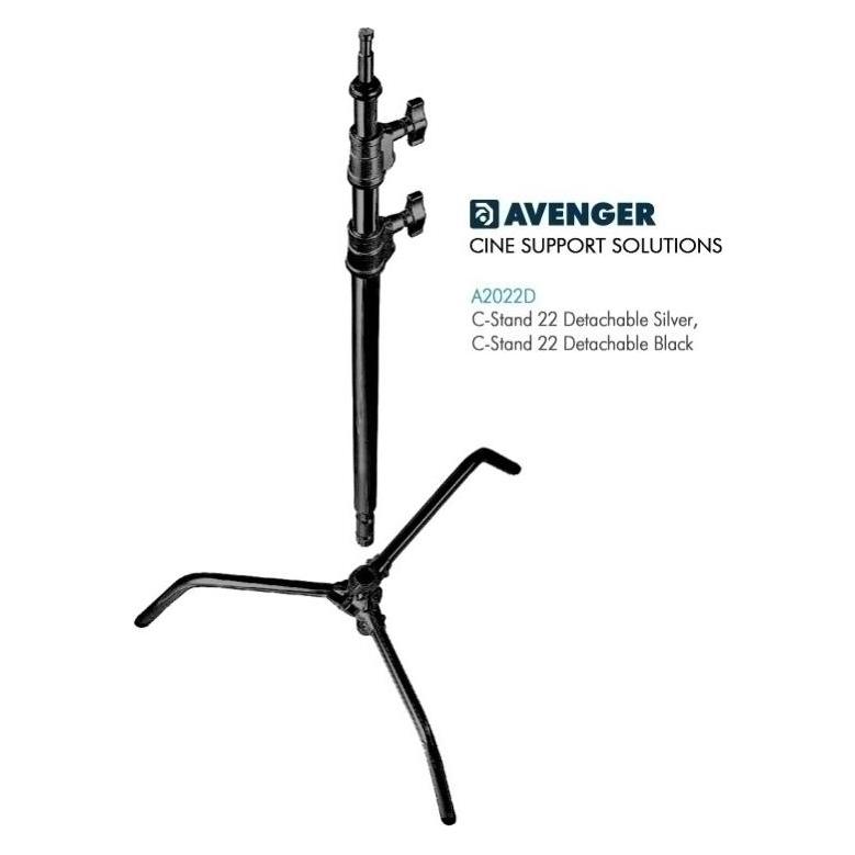 Avenger Double Riser Stativsäule, 30", stahl, schwarz (206 cm) (A2020CB)