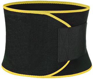 Healfit Counter Waist Abdominal Fat Burning Training Belt, Sports Sweat Burst Waist Support Belt, Shape Running Durable Sauna Set Waist yellow