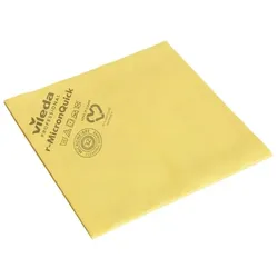Vileda Professional Microfasertuch entfernt Bakterien und Viren nur mit Wasser 38 x 40 cm Gelb 5 Stück