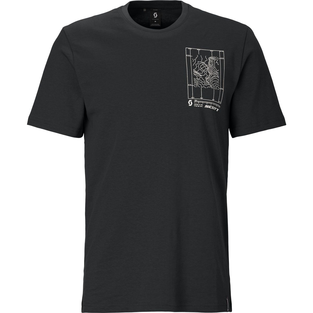 Scott Tee M's Casual SS black (0001) M 4247210001008