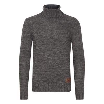 Rollkragenpullover SOLID "Rollkragenpullover SDPhilaremo", Herren, Gr. XL, grau (dunkelgrau), Obermaterial: 100% Baumwolle CO., Pullover Rollkragenpullover