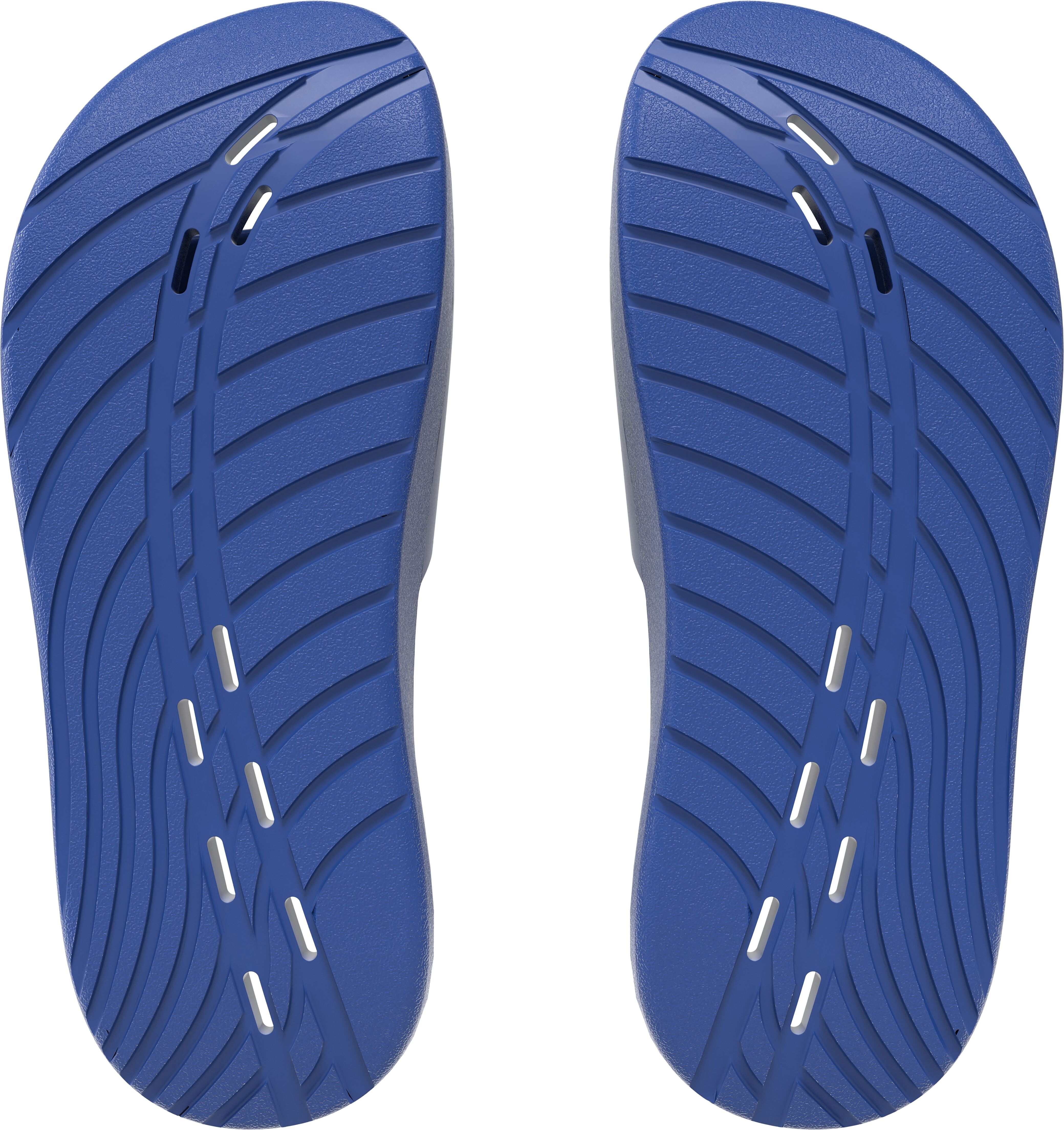 Badesandale SPEEDO, Jungen, Gr. 34,5, blau (navy), Schuhe Badesandale, leichtes Design, mit Fußbettlöchern