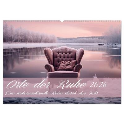 Orte der Ruhe (Wandkalender 2026 DIN A2 quer), CALVENDO Monatskalender