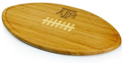 Toscana Picnic Time Kickoff Texas A&M Aggies Engraved Natural Wood Cutting Board
