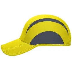 Sport Basecap "MB6580" 3-Panel - lemon/iron-grey