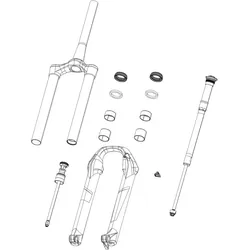 Rock Shox Dämpfung – Remote A1 Kompressionseinheit