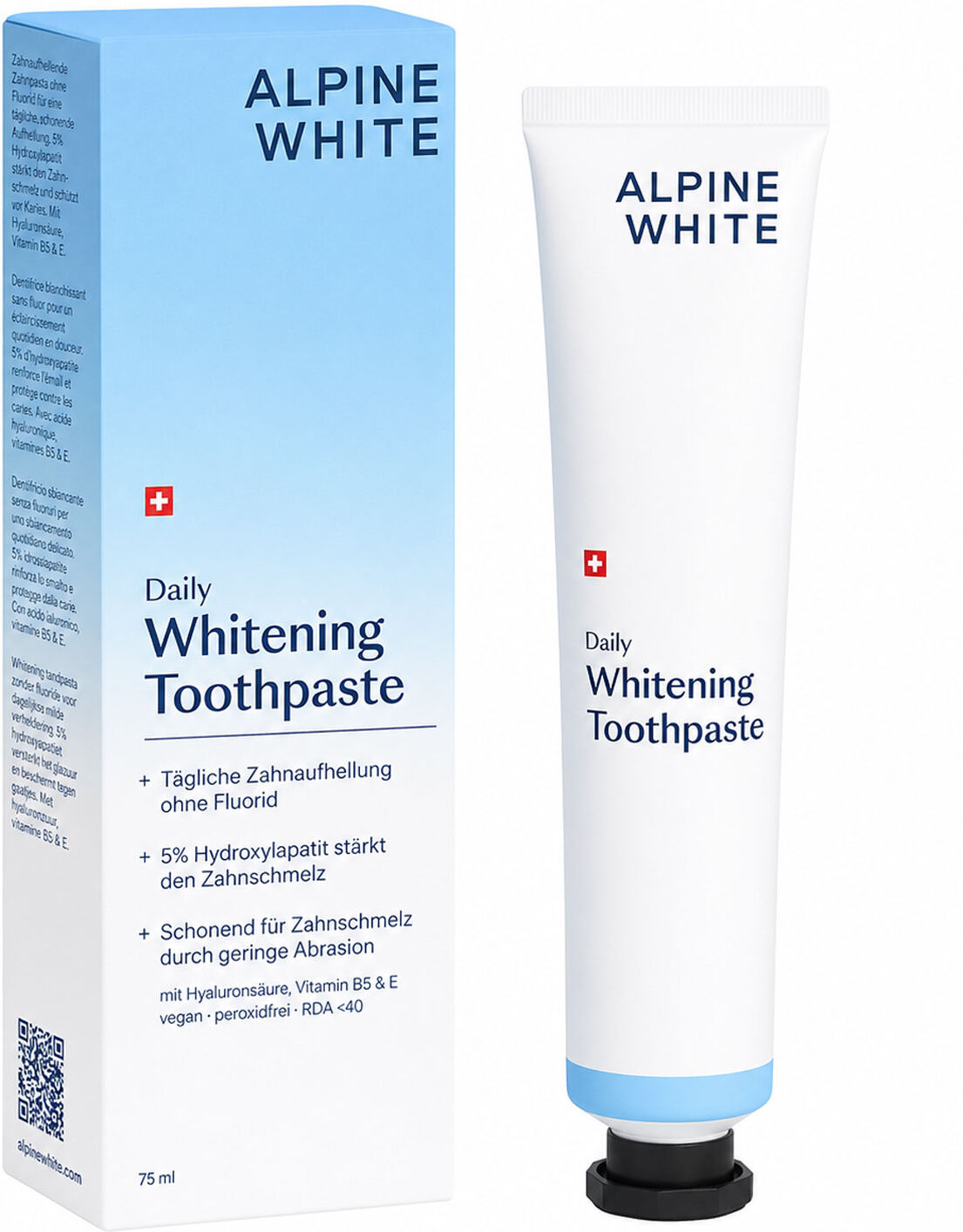 Alpine WHITE Daily White Whitening Toothpaste 75ml