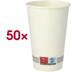 Papstar Pappbecher mit PLA-Beschichtung 0.3 L weiß, 1.17 cm