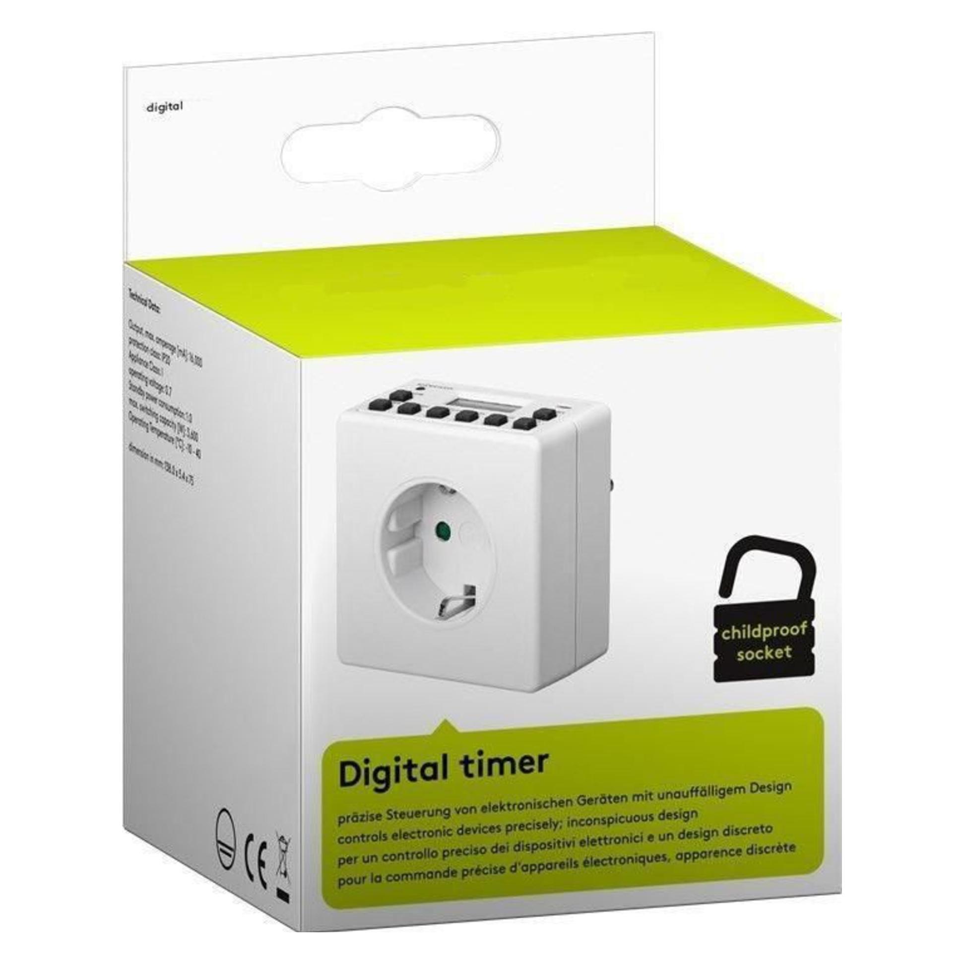 MicroConnect Digital day & week timer clock (DIGITAL TIMER)