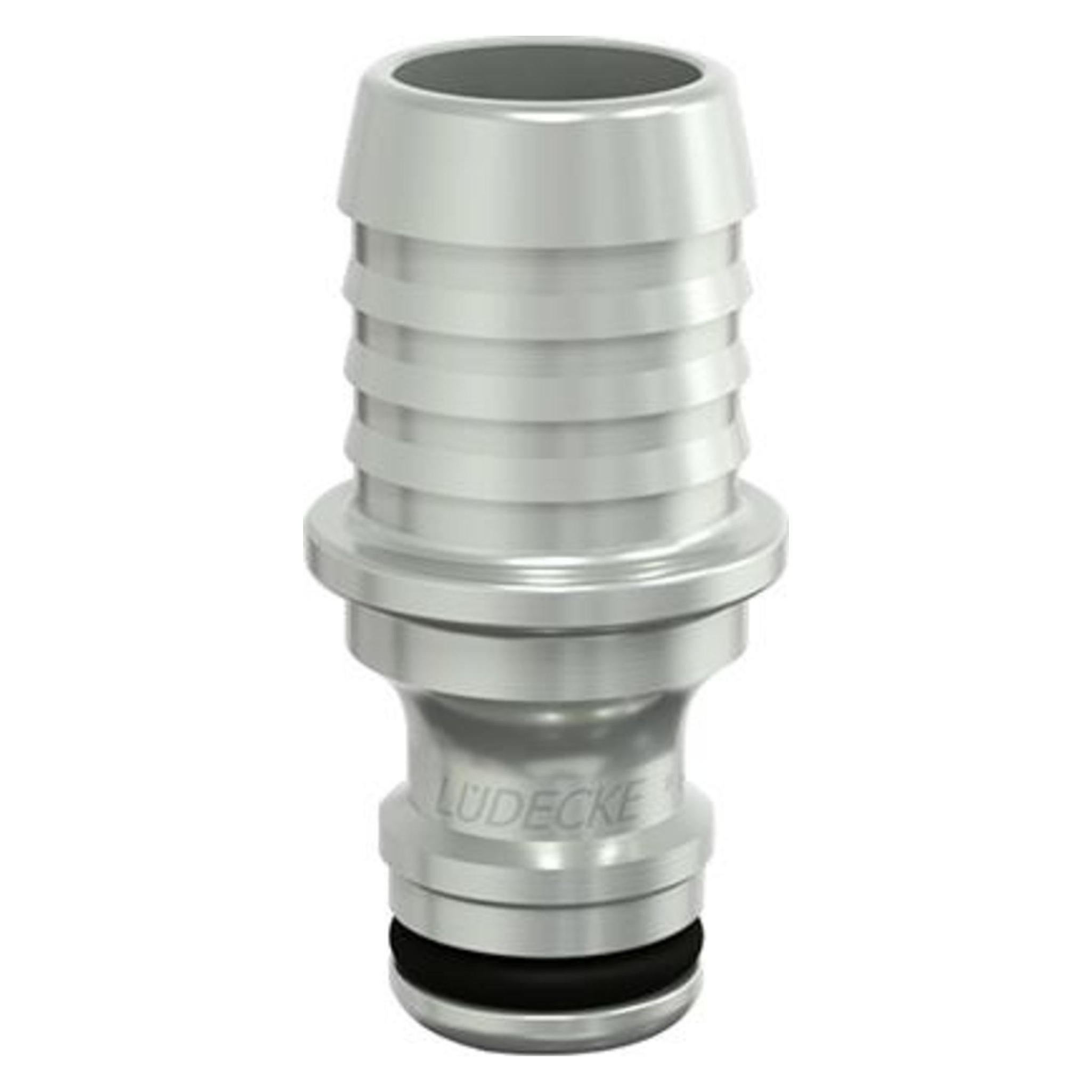Magni Lüdecke SLW DN 9 Schlauchtülle Wpn 13 S Stecknippel Wasserschlauch, Messing vernickelt (13 mm) (4064564402478)