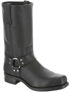 Frye Company Harness 12R - Mens 9.5 Black Boot Medium