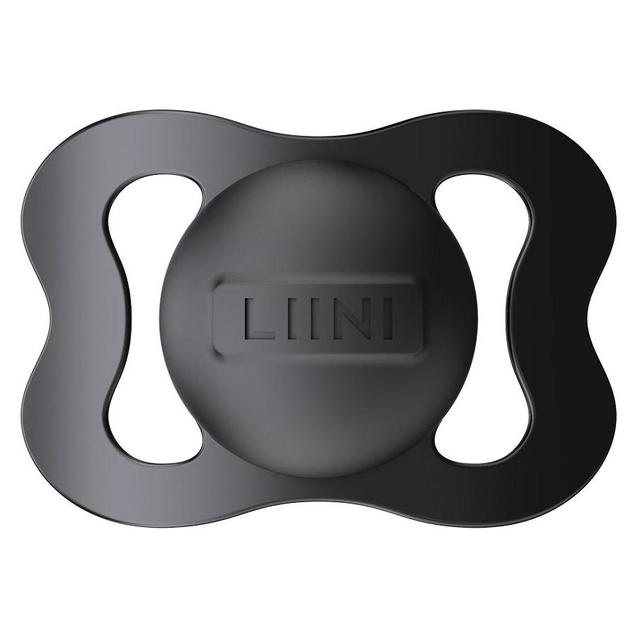 Liini Premium-Schnuller aus Alu mit austauschbarem Mundstück - Onyx Black (4x) (70104142)
