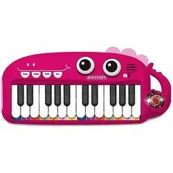 Bontempi Elektronik-Keyboard pink 24 Tasten (Multilingual)