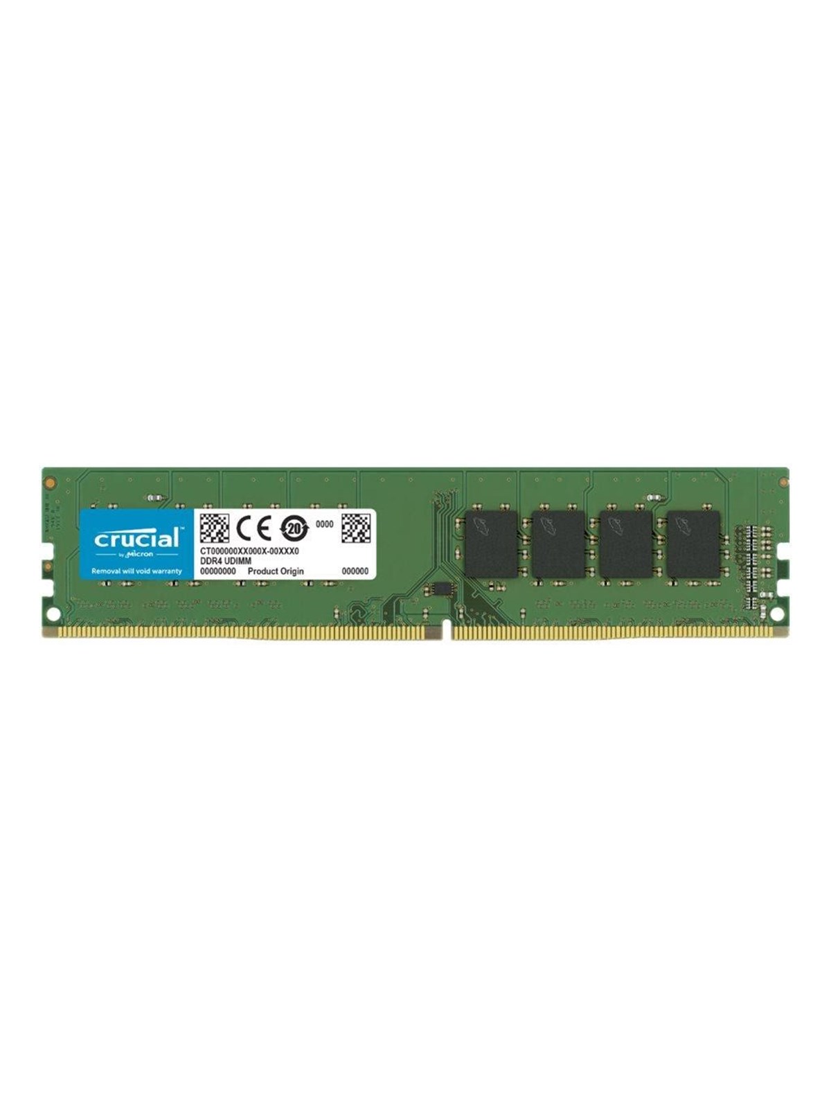 Crucial - DDR4 - module - 16 GB - DIMM 288-pin / PC4-25600 - unbuffered