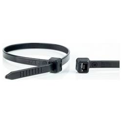 WKK 12052071 12052071 Kabelbinder 120 mm 2.50 mm Schwarz Hitzestabilisiert, UV-stabilisiert, beständig gegen Öl, beständig gegen Lösungsmittel, beständig gegen