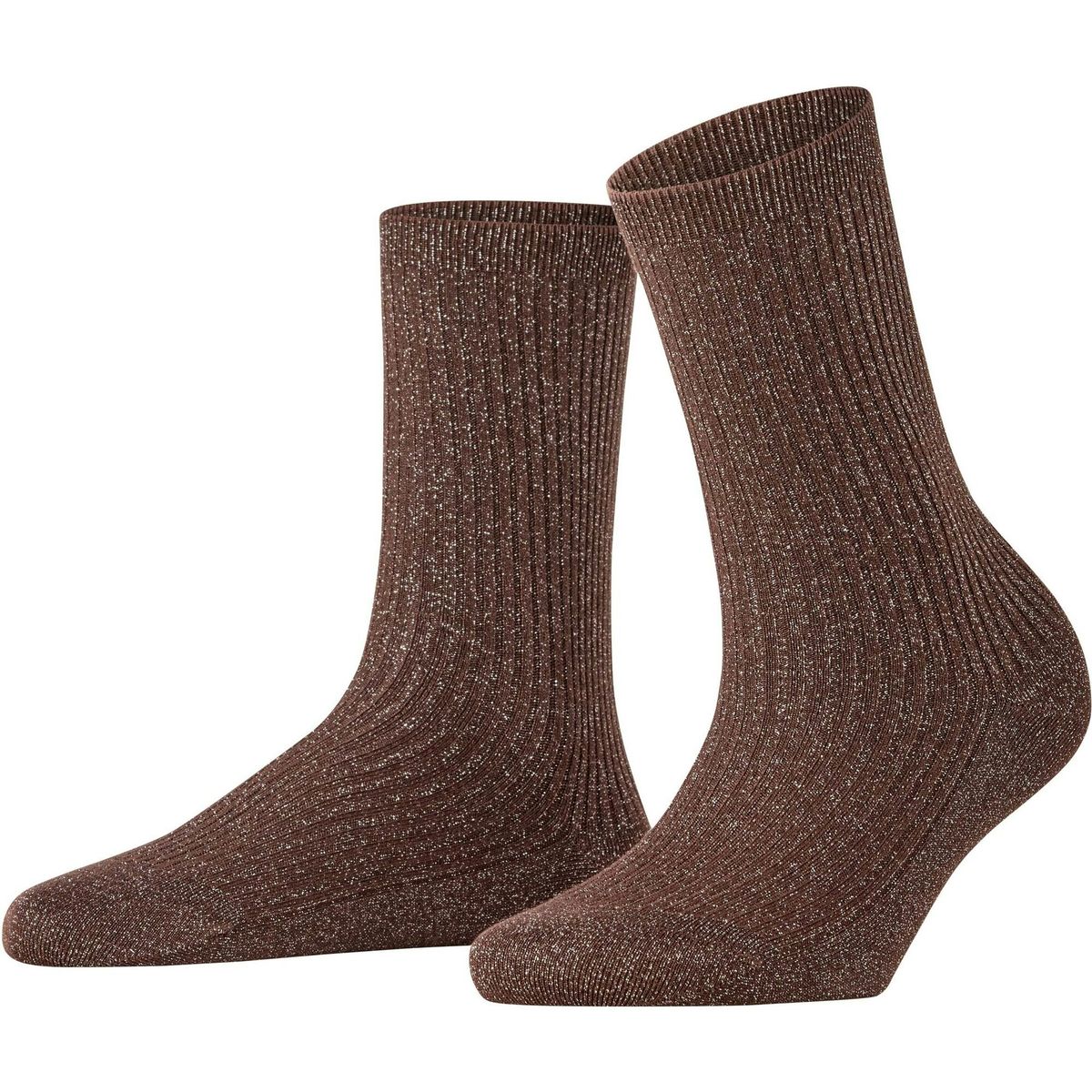 Falke Shiny Rib Damen Socken dark brown (5235) 35-38 46928-5235-35-38