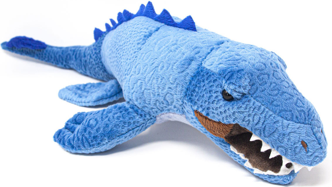 Cornelissen Mosasaurus knuffel blauw 44 cm