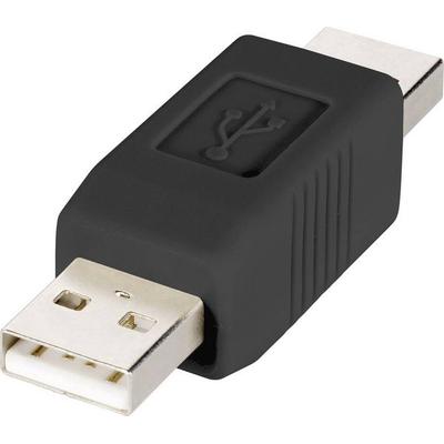 Renkforce USB 2.0 Adapter [1x USB 2.0 Stecker A - 1x USB 2.0 Stecker A] rf-usba-02 vergoldete Steckkontakte