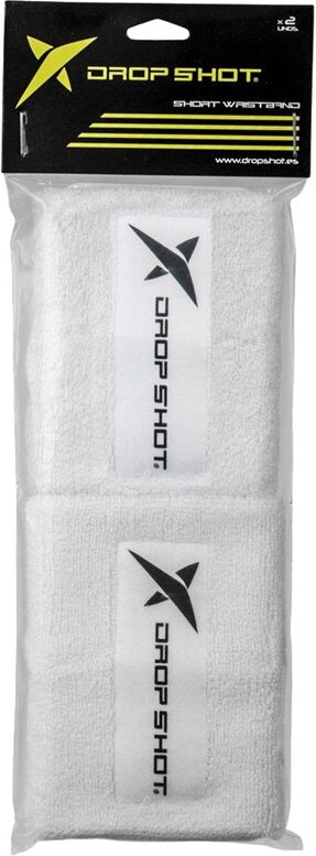 Drop Shot Wristband White