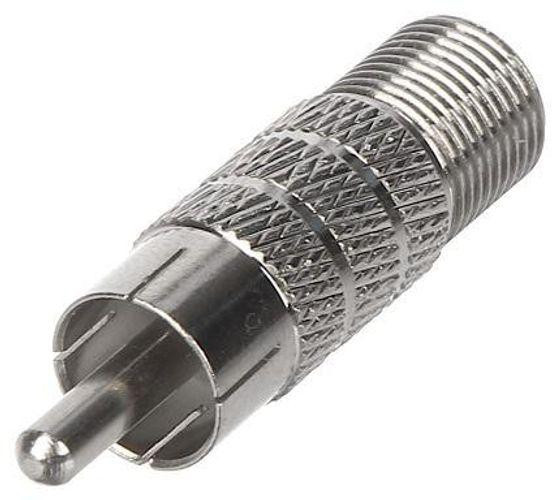 Delta RCA-connector naar F-connector