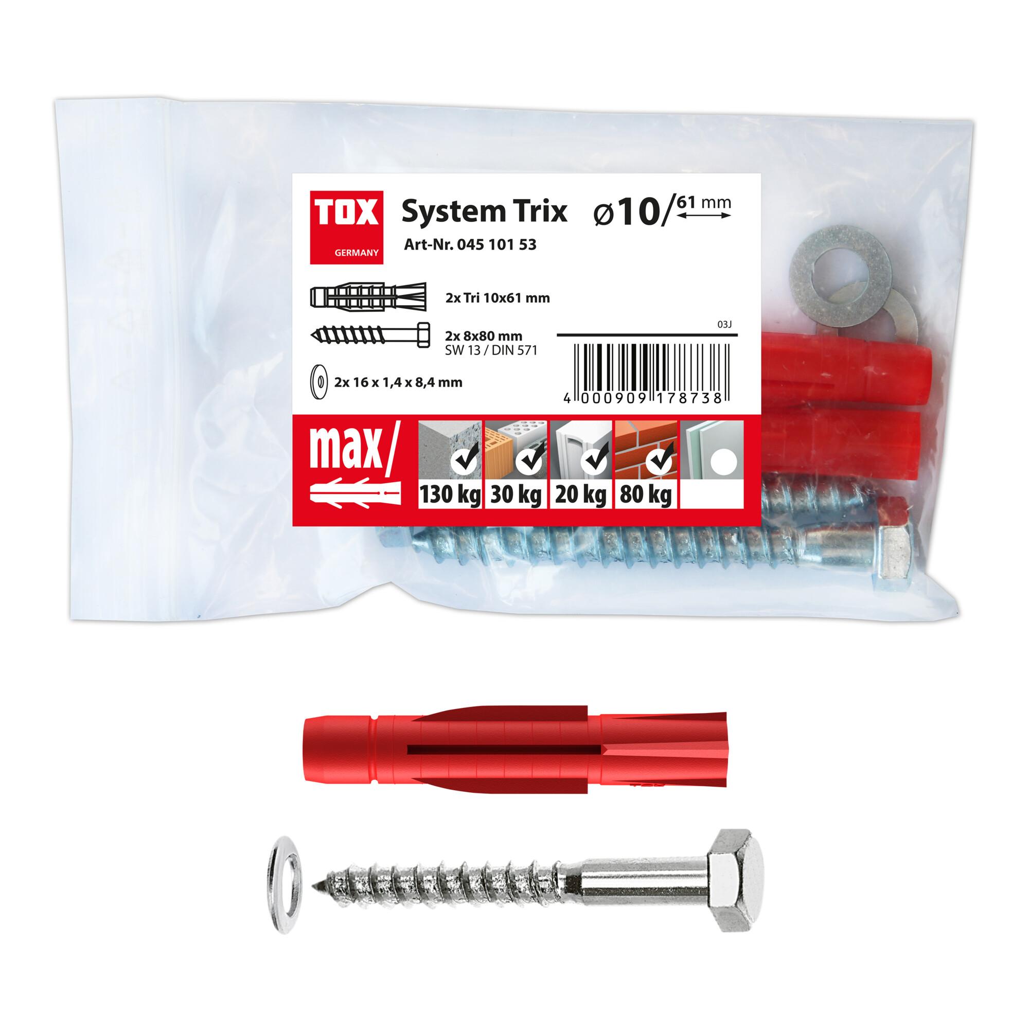 TOX Montagesatz System Trix 10x61 mm (04510153)