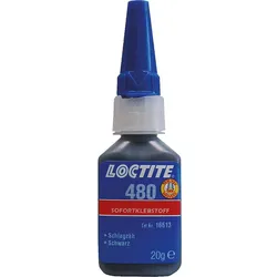 Elastischer, schlagzäher Klebstoff LOCTITE 480, 20g Dosierflasche